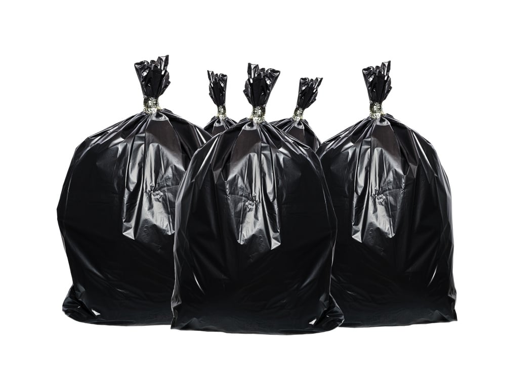 trash bag isolated